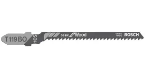 Bosch Professional Jigsaw Blade T119BO Basic for Wood