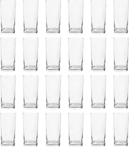 Argon Tableware 24X 285Ml Classic Highball Glasses - Gift Short Kitchen Cocktail Tumbler Drinking Glass Whiskey Water Juice Barware Set - Dishwasher