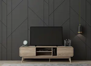 BR15 Light Oak TV Cabinet Engineered Wood