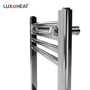 Towel Radiator Rail 1200 x 400 for Central Heating with Chrome Finish