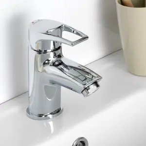 Bristan Mercury Standard Chrome effect Basin Mixer Tap