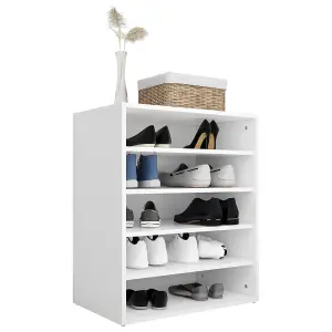 Berkfield Shoe Cabinet White 60x35x70 cm Engineered Wood