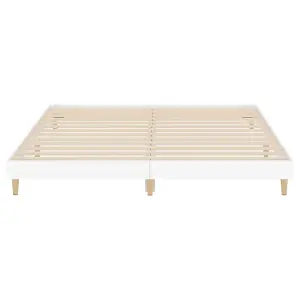 Berkfield Bed Frame White 180x200 cm Engineered Wood