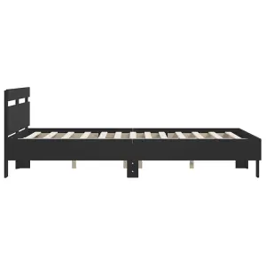 Berkfield Bed Frame without Mattress Black 140x200 cm