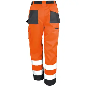 Result Safeguard Adults Unisex Hi Viz Cargo Trousers