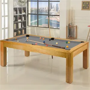 Precision Pool Dining Table - Solid Oak