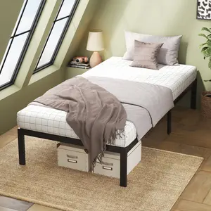 Chicoine Minimalist Metal Bed Frame Single (3')