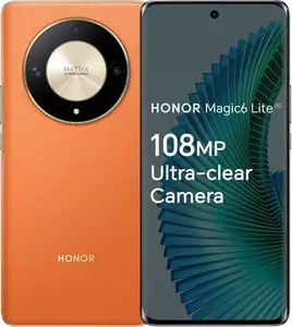 SIM Free HONOR Magic 6 Lite 5G 256GB Phone - Sunrise Orange