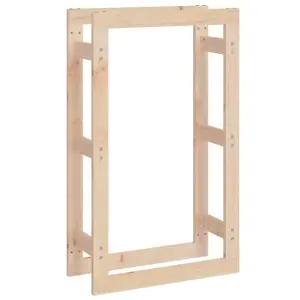 Berkfield Firewood Rack 60x25x100 cm Solid Wood Pine