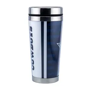 Dallas Cowboys Wrap Travel Mug Blue/Silver (One Size)