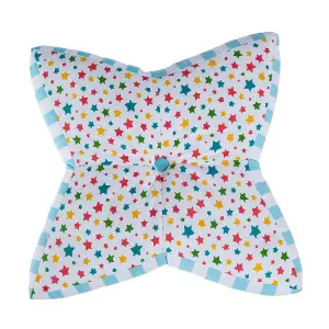 Homescapes Multi Colour Star Floor Cushion