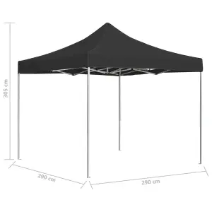 Berkfield Professional Folding Party Tent Aluminium 3x3 m Anthracite