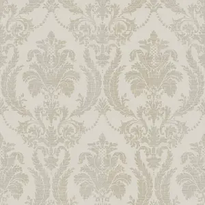 Galerie Italian Style Beige Classic Floral Damask Wallpaper Roll