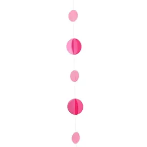 Kaleidoscope Circle Balloon Tail Pink (One Size)