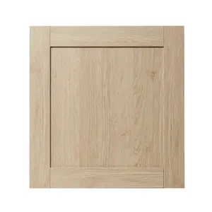 GoodHome Alpinia Matt light oak effect Shaker Appliance Cabinet door (W)600mm (H)626mm (T)18mm