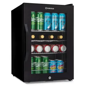 Subcold Ace 65 LED Touch Control Drinks Fridge - Black