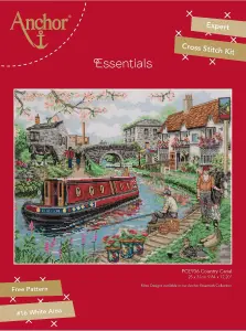 COUNTRY CANAL - Counted Cross Stitch Kit: Country Canal - Anchor