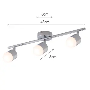 Arlec Pallas 3 X 4W Led Chrome Spotlight