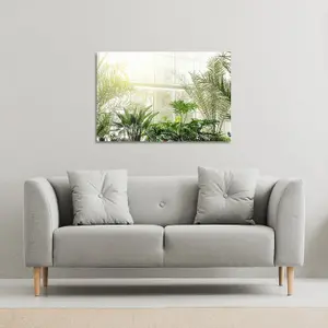 Green plants in botanical gardens (Canvas Print) / 152 x 101 x 4cm