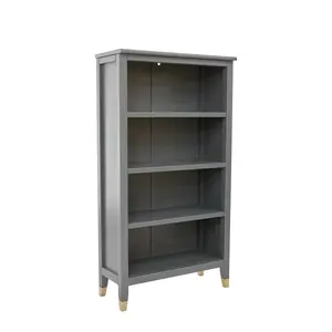 Palazzi Bookcase H127 W69 D25cm - Grey