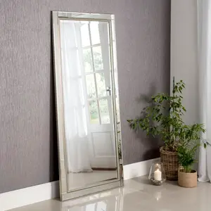 Abbate Rectangle Wall Mirror Gold / 136cm H x 44.5cm W