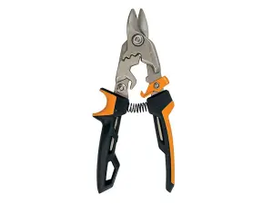 Fiskars 1027212 PowerGear Bulldog Aviation Snips 250mm 10in FSK1027212