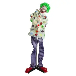 Halloween Animated Clown Ghost Decoration Trick or Treat  36inch MultiColour