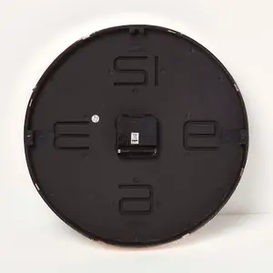 Homescapes Black & Rose Gold Wall Clock