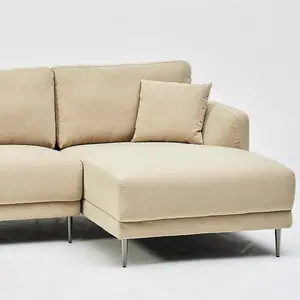 Circe Corner Sofa in Nordica Wickes Right Hand Facing