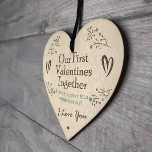 Special Our First Valentines Together Gift Love Gift For Boyfriend Girlfriend Keepsake