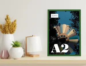 A2 Green Picture Frame Fits A2 (42 x 59.4cm - 16.5 x 23.4in) Poster, Photo, Artwork, or Print.