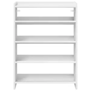 Berkfield Shoe Rack White 80x25x61.5 cm Engineered Wood