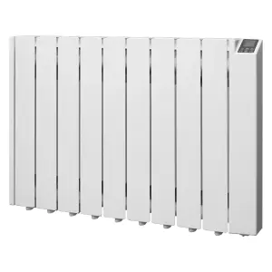 Adam Alba Oil-Filled 1500W Electric Radiator in White