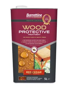 Barrettine Protective Treatment Red Cedar - 5L