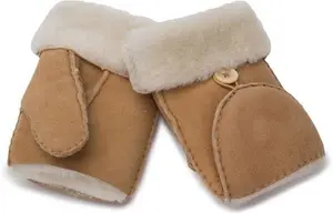 House Of Bruar Ladies Sheepskin Turn Back Mitt