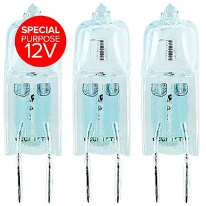 Osram Halogen Capsule 35W GY6.35 12V Dimmable Halostar Axial Warm White Clear M75 (3 Pack)