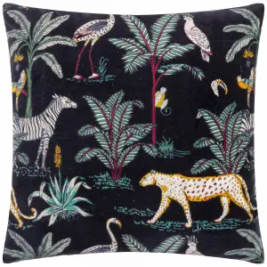 Wylder Wilds Tropical Cotton Feather Filled Cushion