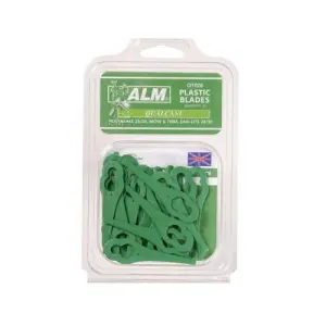 ALM Lawnmower Replacement Blades (Pack Of 20) Green (One Size)