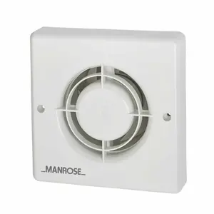 Manrose XF100T 100mm Bathroom Extractor Fan with Timer