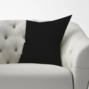 Midnight Black Cushions 60cm x 60cm