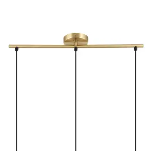 GoodHome Saiphi Gold effect 3 Lamp Pendant ceiling light, (Dia)690mm