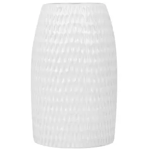 Decorative Vase LINZI Ceramic White