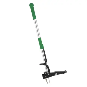 AMOS Mechanical Weed Puller Remover Hand Gardening Tool with Long Handle