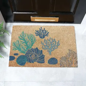 Coral & Shells Doormat (60 x 40cm)