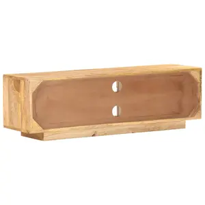 Berkfield TV Cabinet 116x30x35 cm Solid Mango Wood