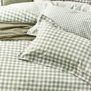 Yard Barton Check Reversible Duvet Set