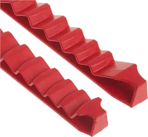 Ernst 30 Tool 'No-Slip' Low Profile Spanner/Wrench Storage Rail Set Red 6050