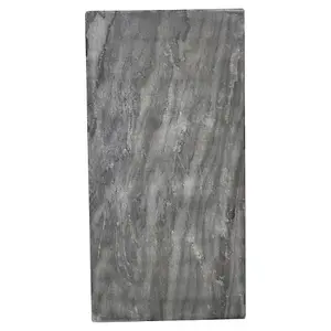 URBNLIVING Height 40cm Rectangle Black Marble Serving Display Cheese Boards Charcuterie Platters