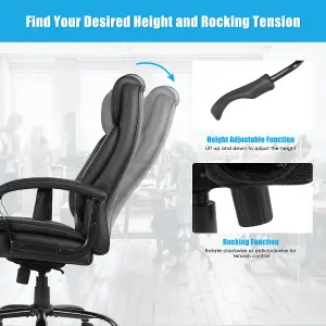 Costway Executive Chair 6 Point Massage 360 Swivels Adjustable High Back Office Chair