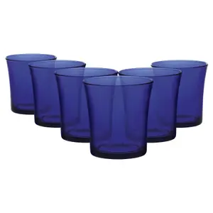 Duralex - Lys Tumbler Glasses - 210ml - Sapphire - Pack of 6